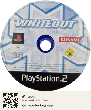 Whiteout PlayStation 2, PAL disc