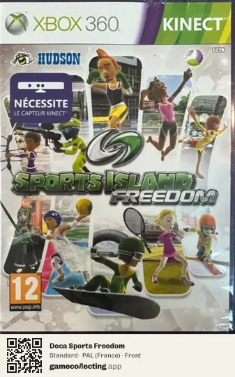 Deca Sports Freedom Xbox 360, France box front