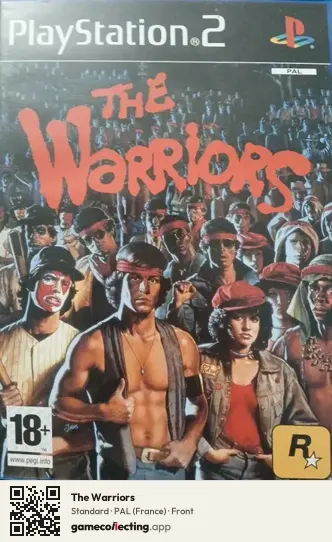 The Warriors PlayStation 2, France box front