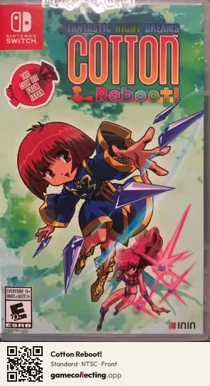 Cotton Reboot! Nintendo Switch, NTSC box front