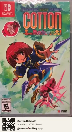 Cotton Reboot! Nintendo Switch, NTSC box front