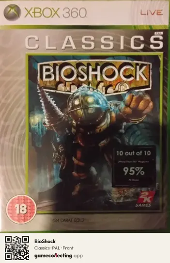 BioShock Xbox 360, PAL box front