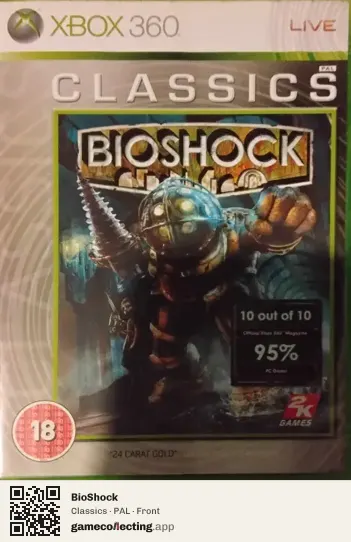 BioShock Xbox 360, PAL box front