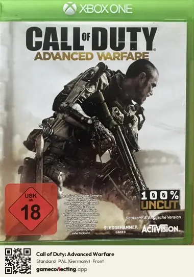 Call of Duty: Advanced Warfare Xbox One, Germany box front