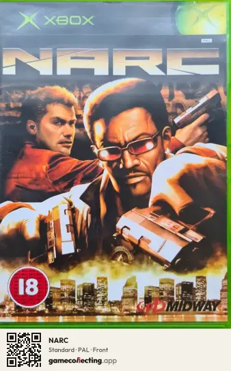 NARC Xbox, PAL box front