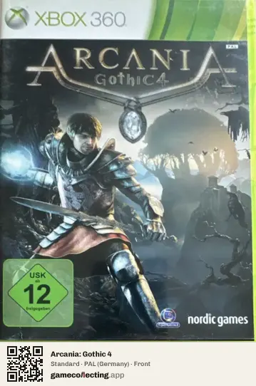 Arcania: Gothic 4 Xbox 360, Germany box front