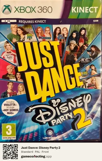 Just Dance: Disney Party 2 Xbox 360, PAL box front