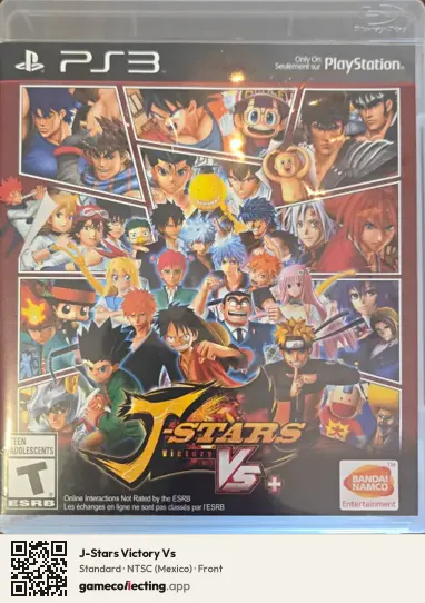 J-Stars Victory Vs PlayStation 3, Mexico box front