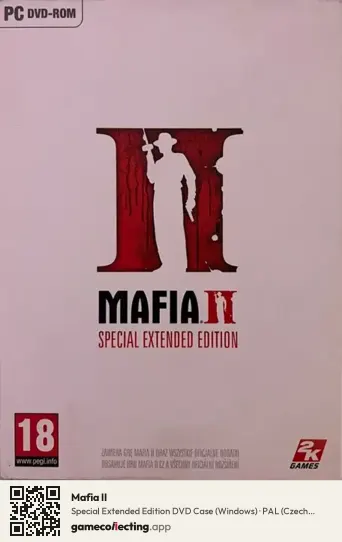 Mafia II Computer, Czech Republic box front