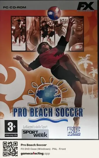 Pro Beach Soccer Computer, PAL box front