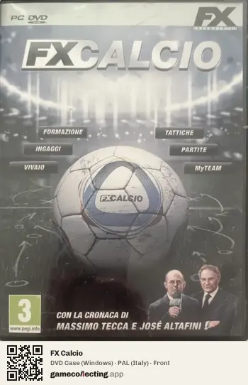 FX Calcio Computer, Italy box front
