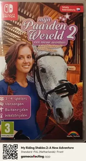 My Riding Stables 2: A New Adventure Nintendo Switch, Netherlands box front