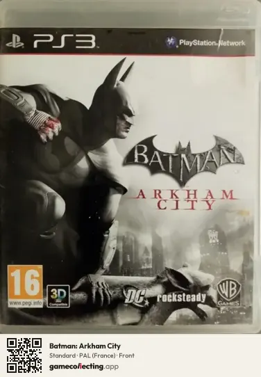 Batman: Arkham City PlayStation 3, France box front