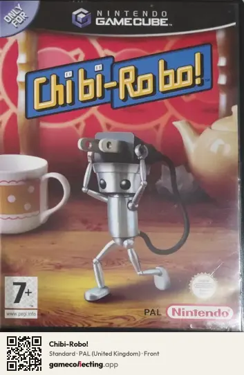 Chibi-Robo! Nintendo GameCube, United Kingdom box front