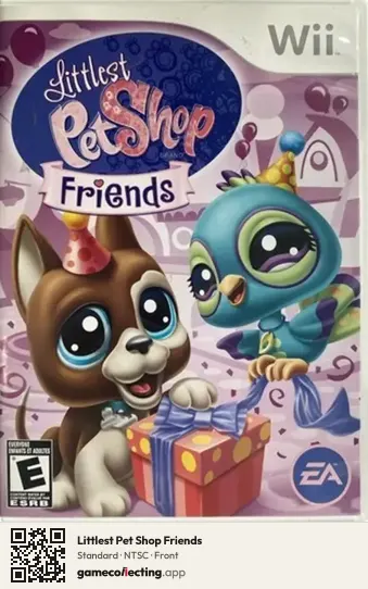Littlest Pet Shop Friends Nintendo Wii, NTSC box front