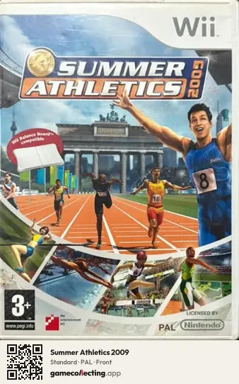 Summer Athletics 2009 Nintendo Wii, PAL box front