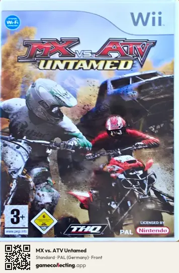 MX vs. ATV Untamed Nintendo Wii, Germany box front