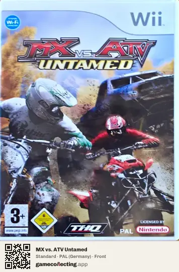 MX vs. ATV Untamed Nintendo Wii, Germany box front