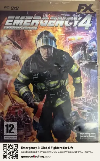 Emergency 4: Global Fighters for Life Computer, Italy box front
