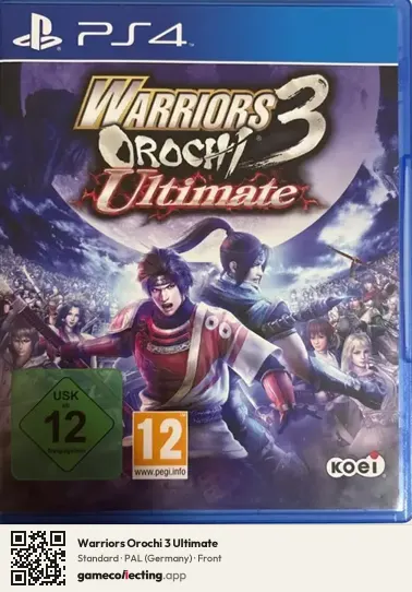 Warriors Orochi 3 Ultimate PlayStation 4, Germany box front