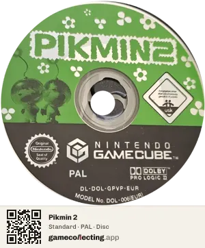 Pikmin 2 Nintendo GameCube, PAL disc