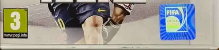 FIFA 14, the PEGI square on its front