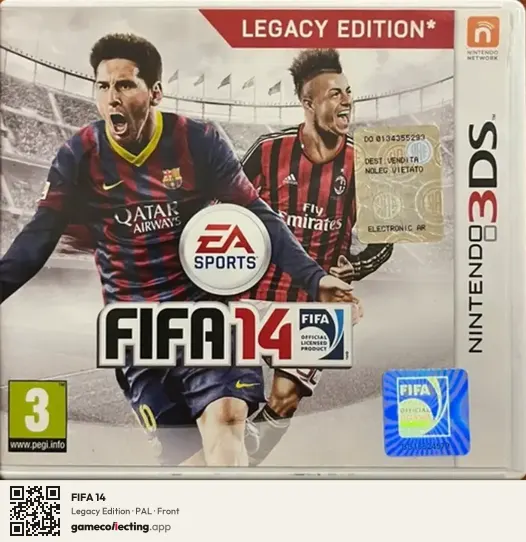 FIFA 14 Nintendo 3DS, PAL box front