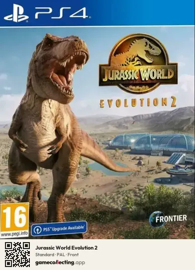 Jurassic World Evolution 2 PlayStation 4, PAL box front