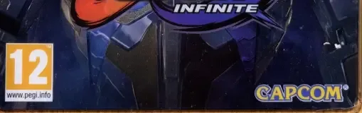 Marvel vs. Capcom: Infinite, the PEGI square on its front