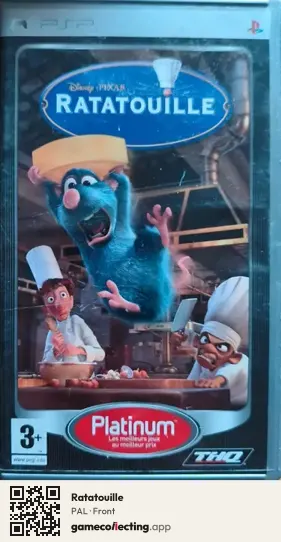Ratatouille PlayStation Portable, PAL box front