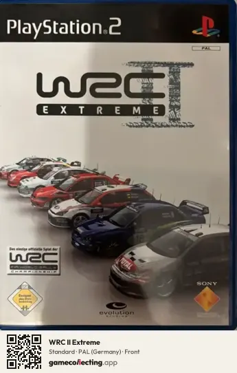 WRC II Extreme PlayStation 2, Germany box front