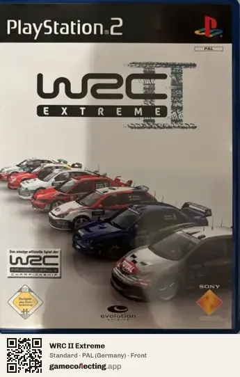 WRC II Extreme PlayStation 2, Germany box front