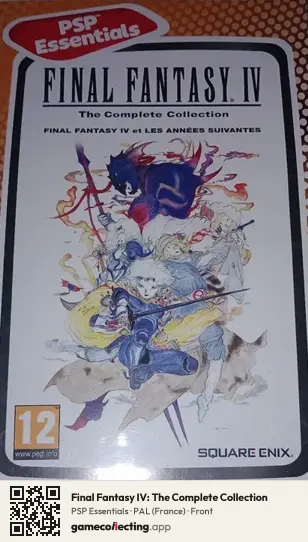 Final Fantasy IV: The Complete Collection PlayStation Portable, France box front
