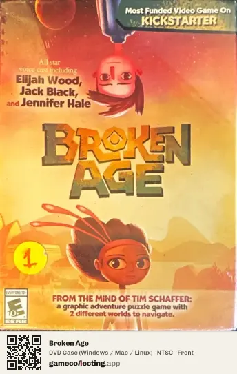 Broken Age Computer, NTSC box front