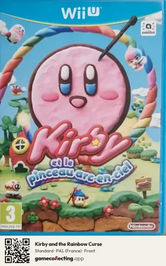 Kirby and the Rainbow Curse Nintendo Wii U, France box front