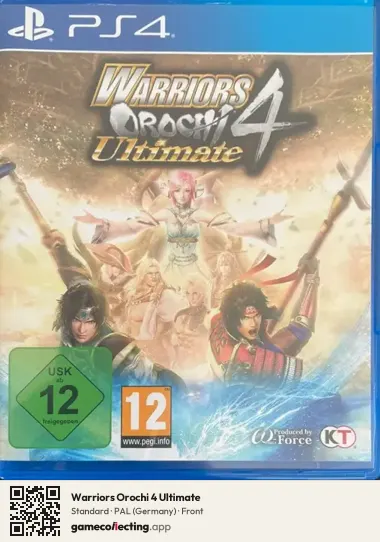 Warriors Orochi 4 Ultimate PlayStation 4, Germany box front