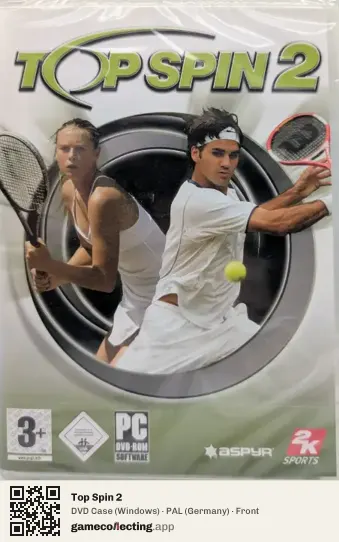 Top Spin 2 Computer, Germany box front