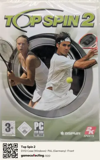 Top Spin 2 Computer, Germany box front