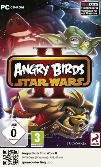 Angry Birds Star Wars II Computer, PAL box front