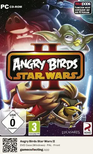 Angry Birds Star Wars II Computer, PAL box front