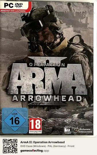 ArmA II: Operation Arrowhead Computer, Germany box front