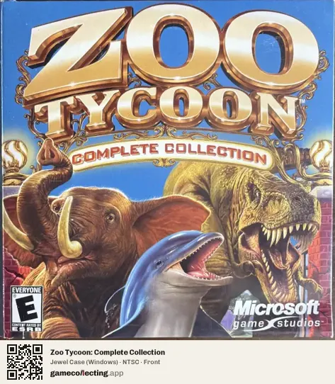 Zoo Tycoon: Complete Collection Computer, NTSC box front