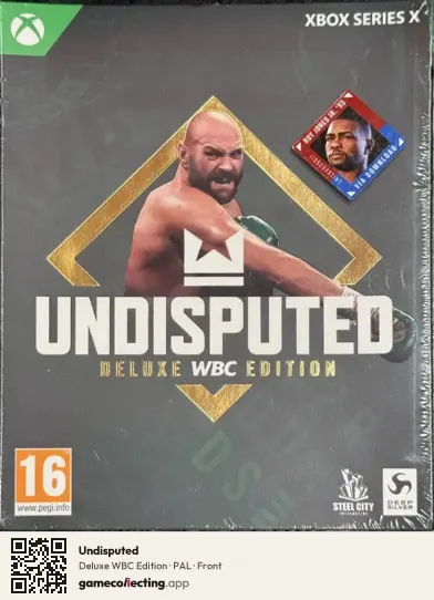 Undisputed Xbox Series X, PAL box front