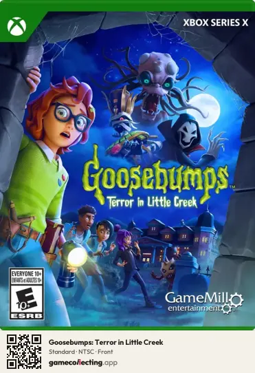 Goosebumps: Terror in Little Creek Xbox Series X, NTSC box front