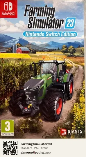 Farming Simulator 23 Nintendo Switch, PAL box front