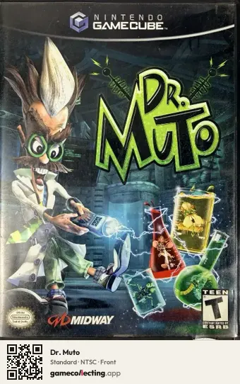 Dr. Muto Nintendo GameCube, NTSC box front