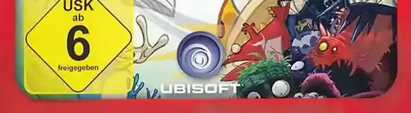 Rayman Origins, the USK square on its front