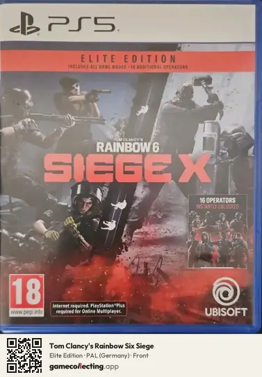 Tom Clancy's Rainbow Six Siege PlayStation 5, Germany box front