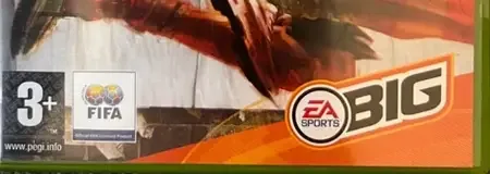 FIFA Street, the PEGI square on its front
