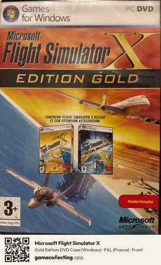Microsoft Flight Simulator X Computer, France box front